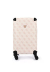 Guess Berta 4G Logo 25” 8-Wheeler Spin Medium Suitcase, Pale Pink