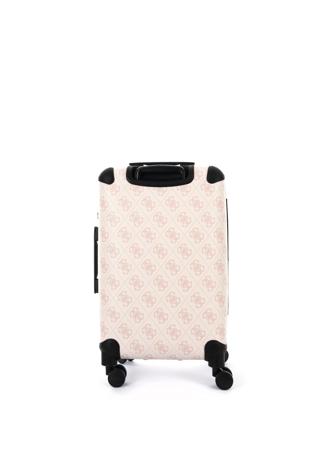 Guess Berta 4G Logo 25” 8-Wheeler Spin Medium Suitcase, Pale Pink