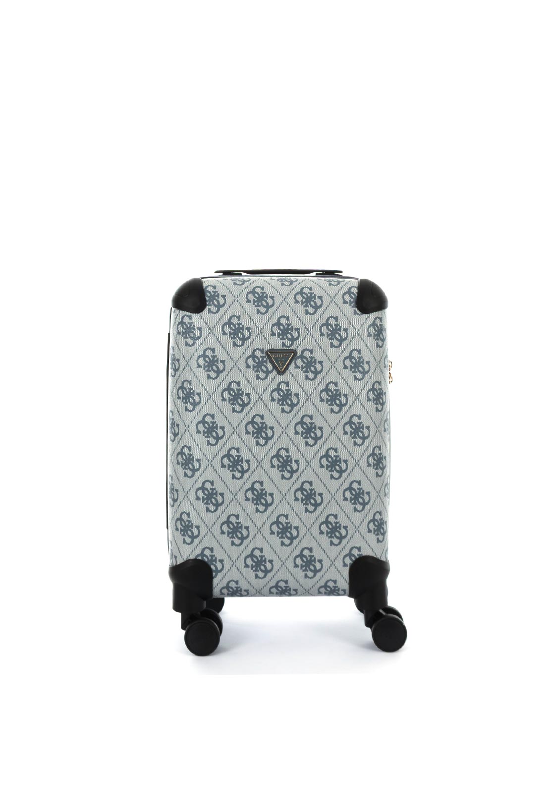 Guess Berta 4G Logo 18” 8-Wheeler Spin Cabin Suitcase, Slate Blue