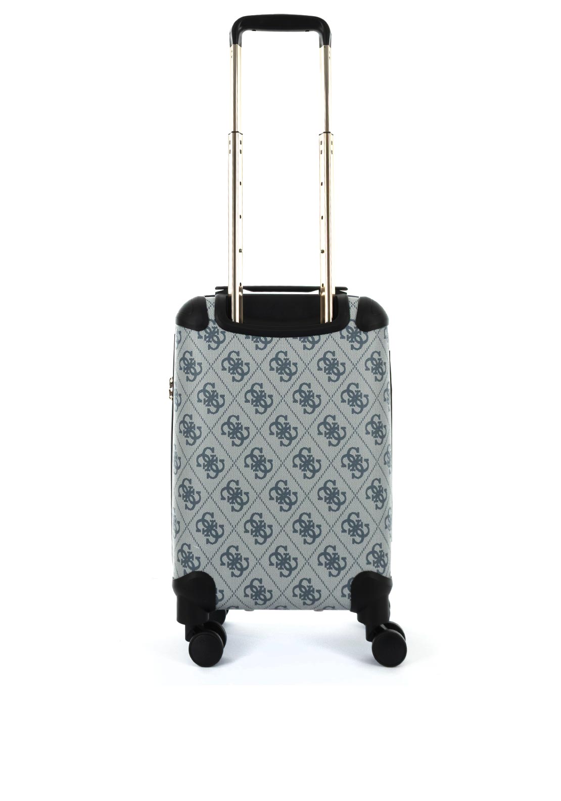 Guess Berta 4G Logo 18” 8-Wheeler Spin Cabin Suitcase, Slate Blue