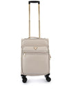 Guess Norom Pebbled 18” 8-Wheeler Spin Cabin Suitcase, Pale Grey