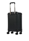 Guess Wilder Travel 18” 4G Peony Logo Spinner Suitcase, Charcoal