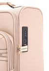 Guess Norom Pebbled 18” 8-Wheeler Spin Cabin Suitcase, Beige
