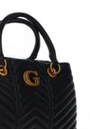 Guess Lovide Quilted Satchel Bag, Black
