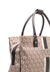 Guess Wilder Travel Large Shopper Tote Bag, Espresso
