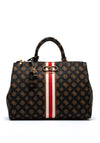 Guess Nelka 4G Peony Front Stripe Grab Bag, Mocha