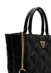 Guess Deesa Quilted Shoulder Bag, Black