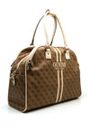 Guess Mildred 4g Logo Deluxe Dome Travel Bag, Latte