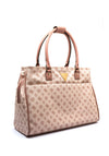 Guess Wilder 4g Logo Large Travel Bag, Light Nude