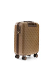 Guess Latona Logo 18” 8-Wheeler Medium Suitcase, Brown