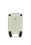 Guess Berta 4G Logo 18” 8-Wheeler Spin Cabin Suitcase, Sage Green