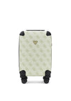 Guess Berta 4G Logo 18” 8-Wheeler Spin Cabin Suitcase, Sage Green