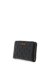 Guess Aveta Logo Medium Zip Around Wallet, Black