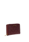 Guess Aveta Logo Medium Zip Around Wallet, Merlot
