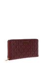 Guess Aveta Large Zip Around Wallet, Merlot