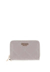 Guess Caddie Logo Patent Wallet, Light Grey