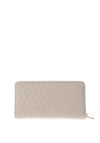 Guess Betula SLG Logo Embossed Quilted Wallet, Light Taupe