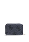 Guess Janie Logo SLG Zip Around Wallet, Grey