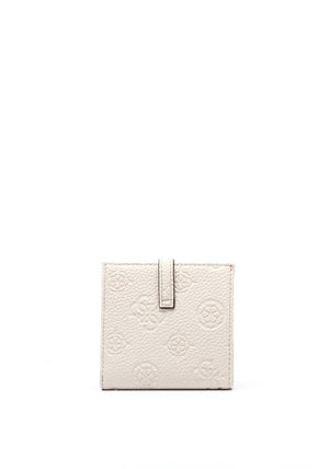 Guess Cresidia SLG Logo Mini Wallet, Bone