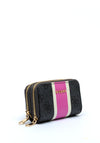 Guess Double Zip Mini Wallet, Charcoal