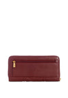 Guess Lovide Quilted Large Zip Around Purse, Merlot