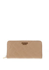 Guess Gracelynn Large Zip Around Wallet, Beige