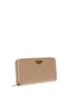 Guess Gracelynn Large Zip Around Wallet, Beige