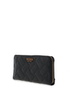 Guess Gracelynn Large Zip Around Wallet, Black
