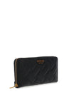 Guess Gracelynn Large Zip Around Wallet, Black