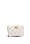 Guess Giully Quilted Wallet, Off White