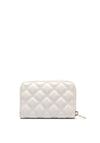 Guess Giully Quilted Wallet, Off White