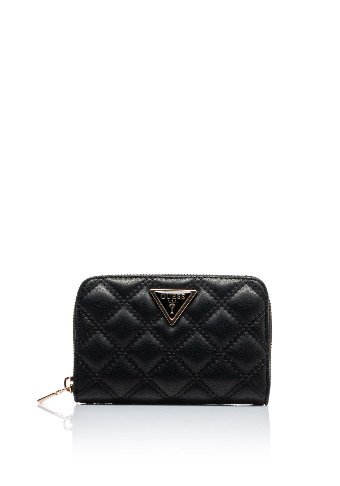 Guess Giully II SLG Quilted Medium Wallet, Black