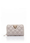 Guess Giully II SLG Quilted Medium Wallet, Taupe