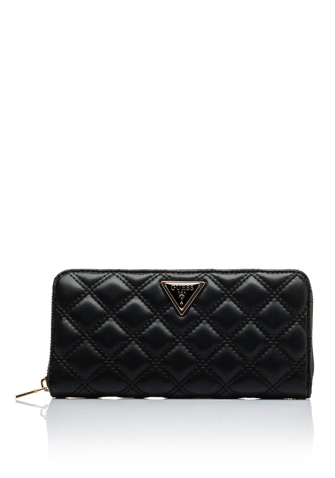Guess Giully II SLG Quilted Large Wallet, Black