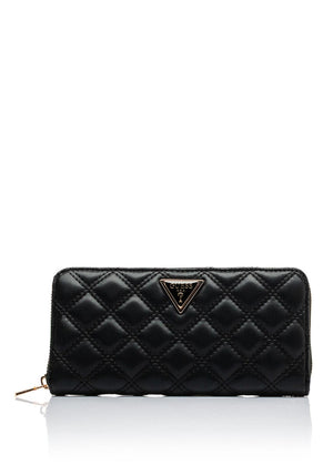 Guess Giully II SLG Quilted Large Wallet, Black