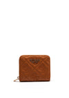 Guess Adelasia Embroidered 4G Printed Small Wallet, Tan
