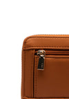 Guess Adelasia Embroidered 4G Printed Large Wristlet Wallet, Tan