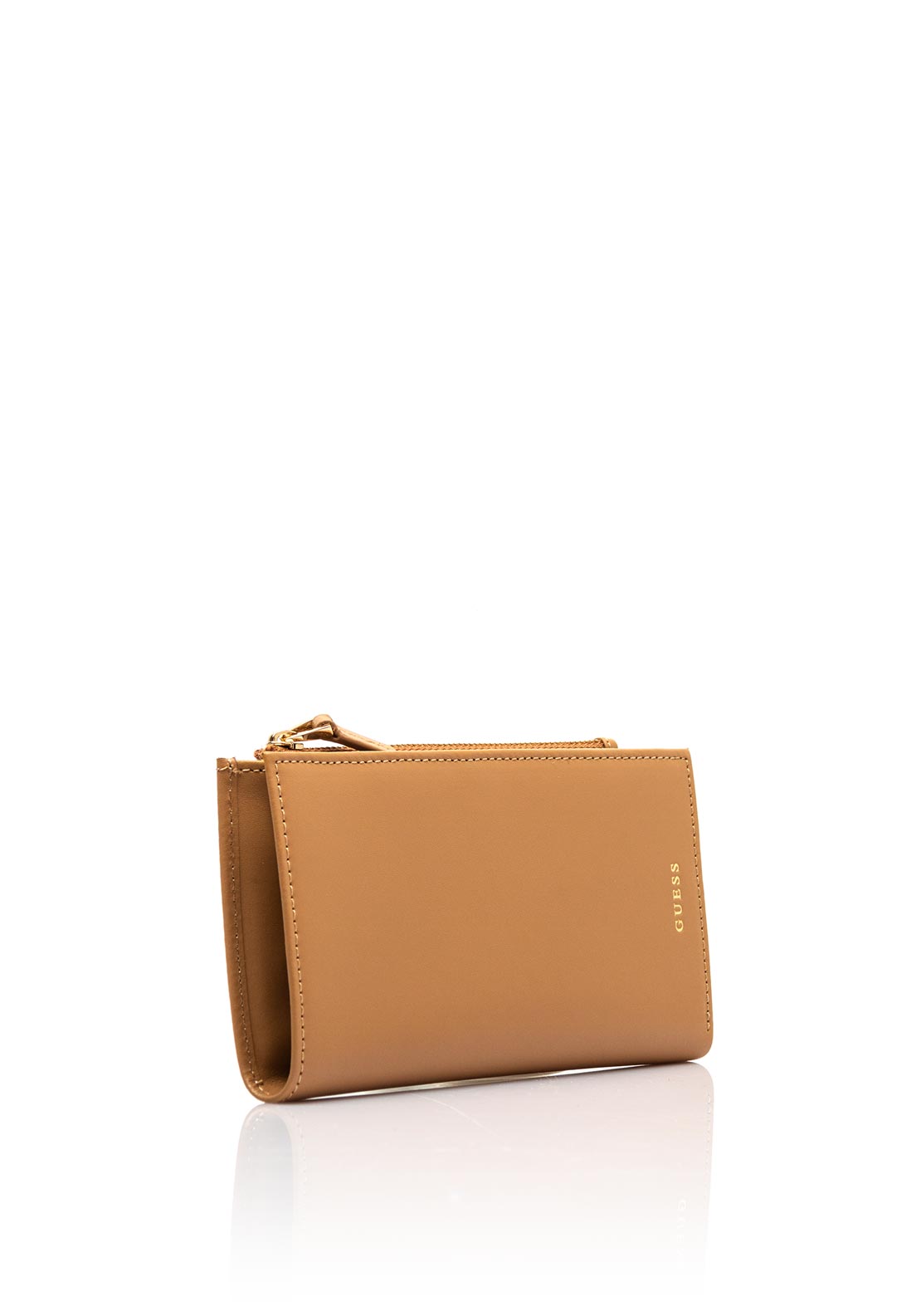 Guess Genuine Leather Wallet, Tan