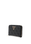 Guess Laurel 4G Logo Medium Zip Around Wallet, Coal