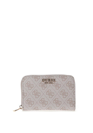 Guess Zamira SLG Logo Wallet, Taupe