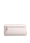 Guess Janie SLG Large Zip Around Wallet, Off white