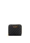 Guess Laurel Lisbet Woven Mini Wallet, Black