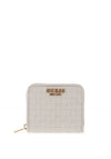 Guess Laurel Lisbet Woven Mini Wallet, Stone