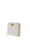 Guess Laurel Lisbet Woven Mini Wallet, Stone
