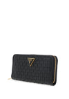 Guess Laurel Lisbet Woven Wallet, Black