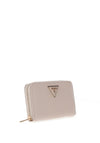 Guess Laurel Pebbled Faux Leather Zip Purse, Stone