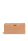 Guess Amorette SLG Large Zip Around Wallet, Beige