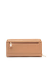 Guess Amorette SLG Large Zip Around Wallet, Beige