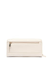 Guess Amorette SLG Large Zip Around Wallet, Off White