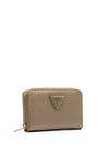Guess Meridian Large Zip Around Wallet, Pewter